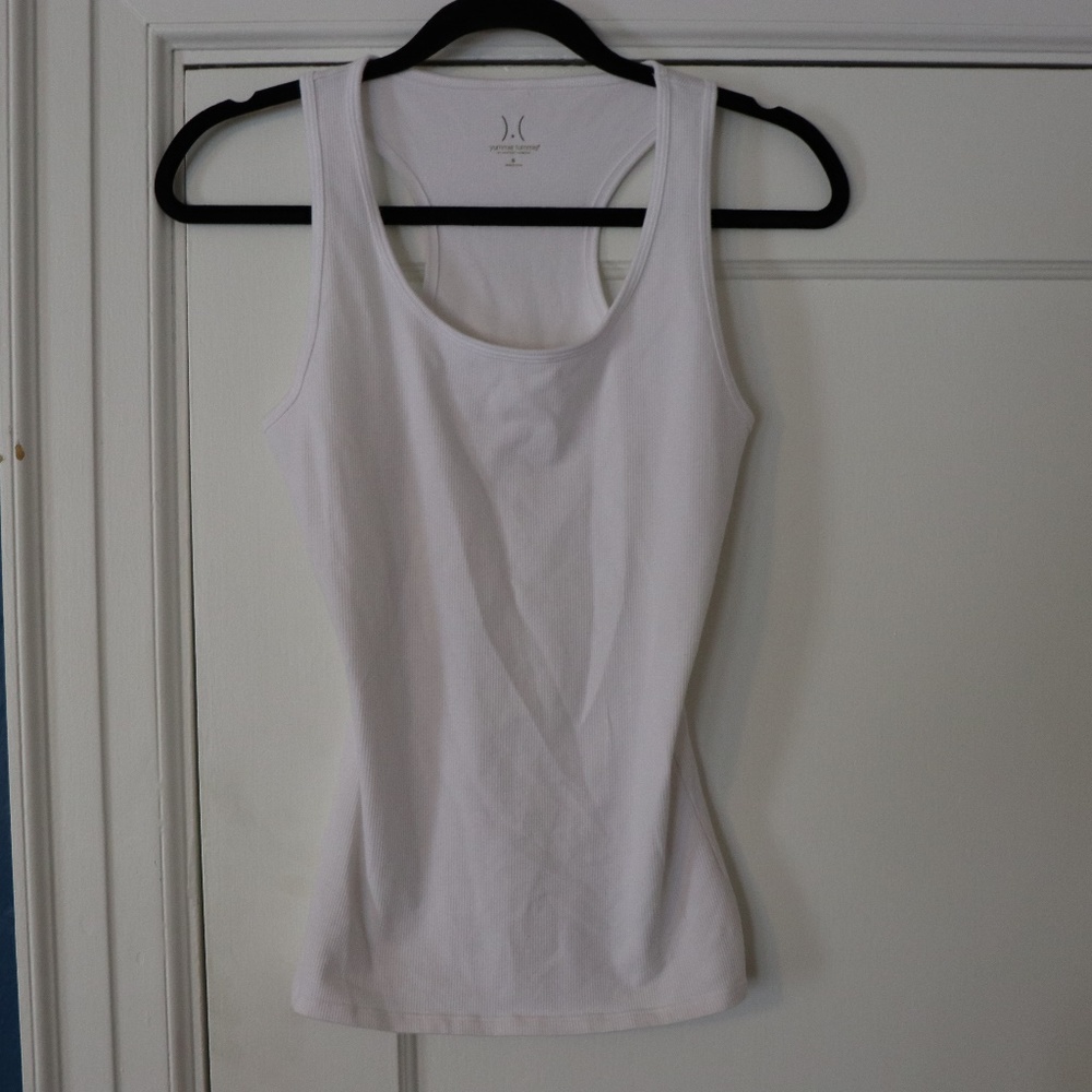 Yummie Tummie Ribbed white tank